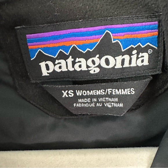 PATAGONIA Womens Radalie Black Puffer Parka SZ XS - Picture 7 of 9